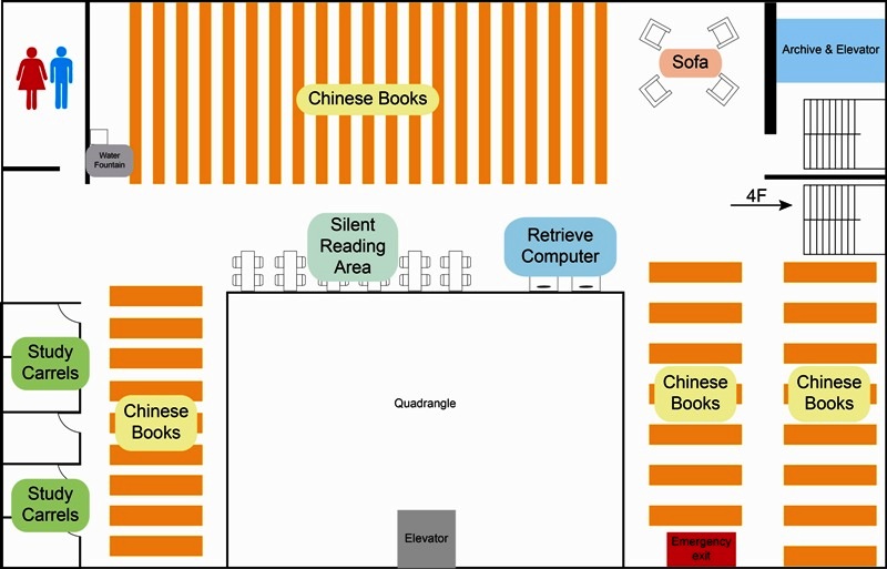 圖書館3樓平面圖(英)